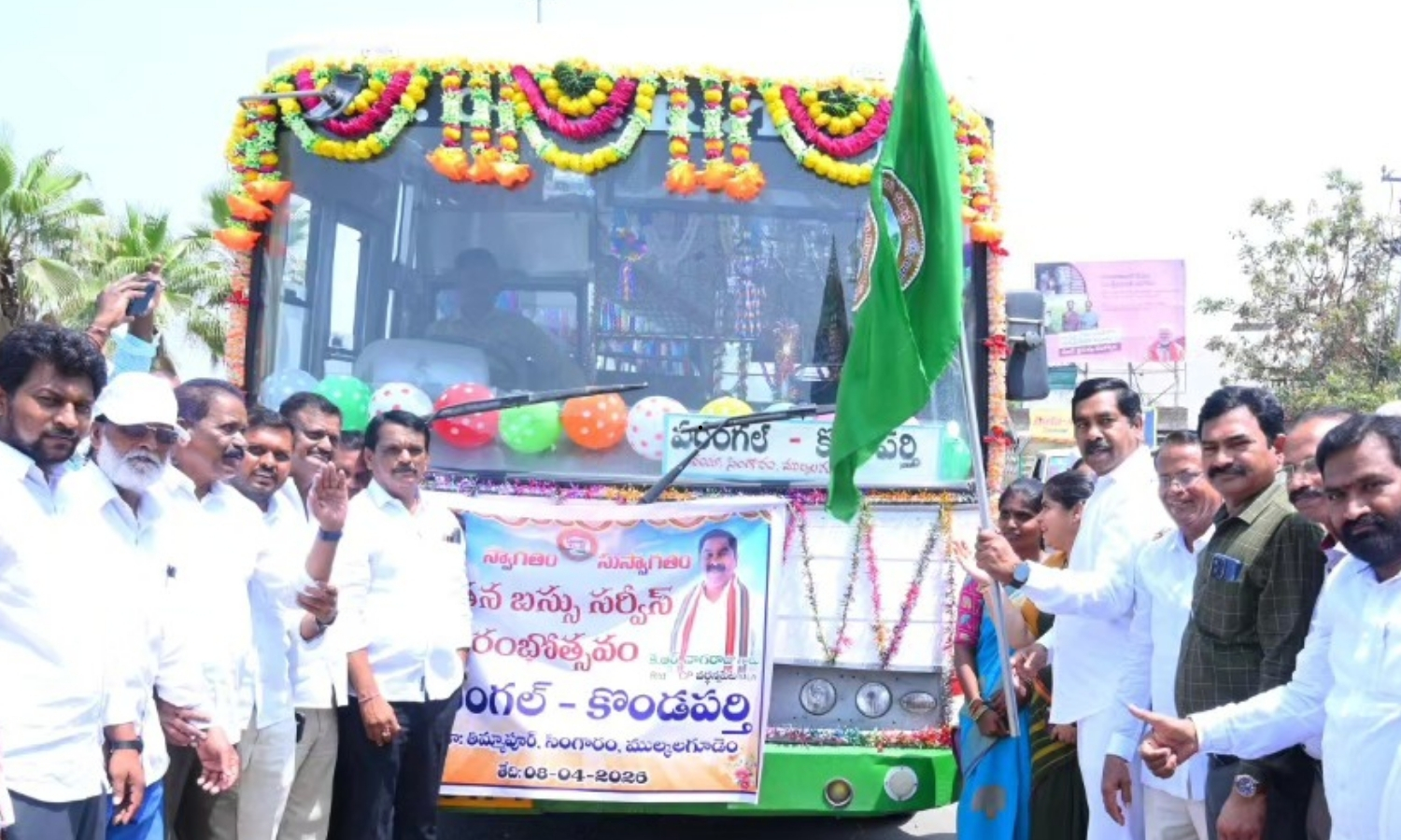 RTC Launches Warangal–Kondaparthy Bus Service
