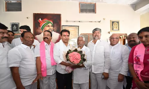 High Tension in Jagtial as Journalists Injured During KTR’s Visit