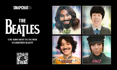 Snap Celebrates The Timeless Legacy of The Beatles in Augmented Reality