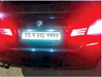 BMW Driver’s Number Plate-Swap Trick Backfires in Jubilee Hills