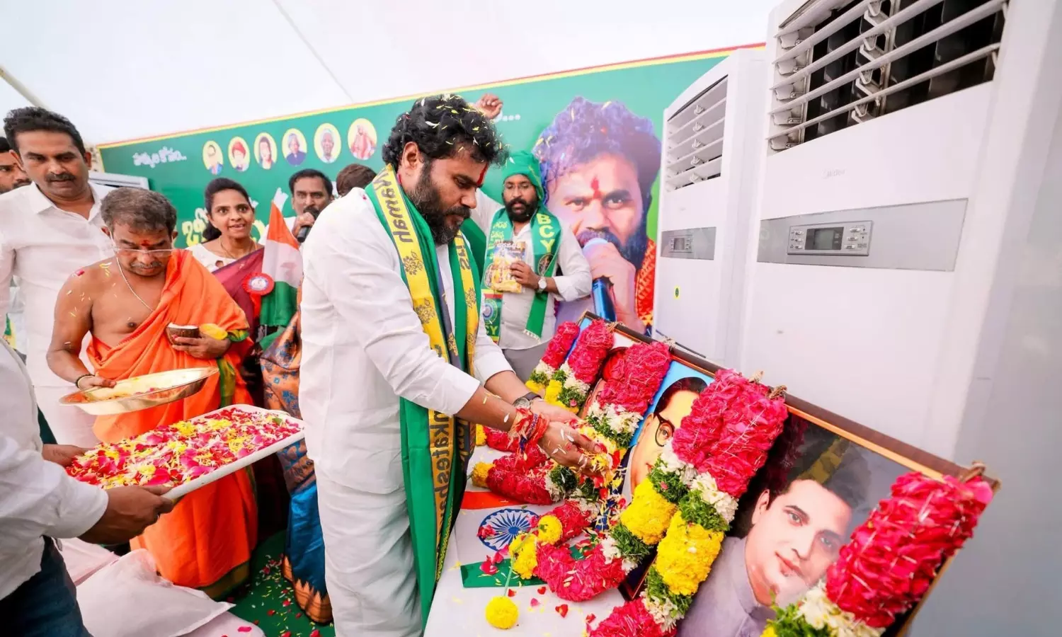 BC Dharma Deeksha Enters Day-2; Ramachandra’s Health Worsens BC Dharma Deeksha Enters Day-2; Ramachandra’s Health Worsens