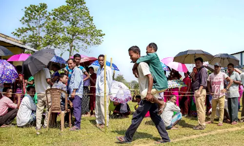 Tripura Tribal Council Records 22 Pc Voting In First Two Hours