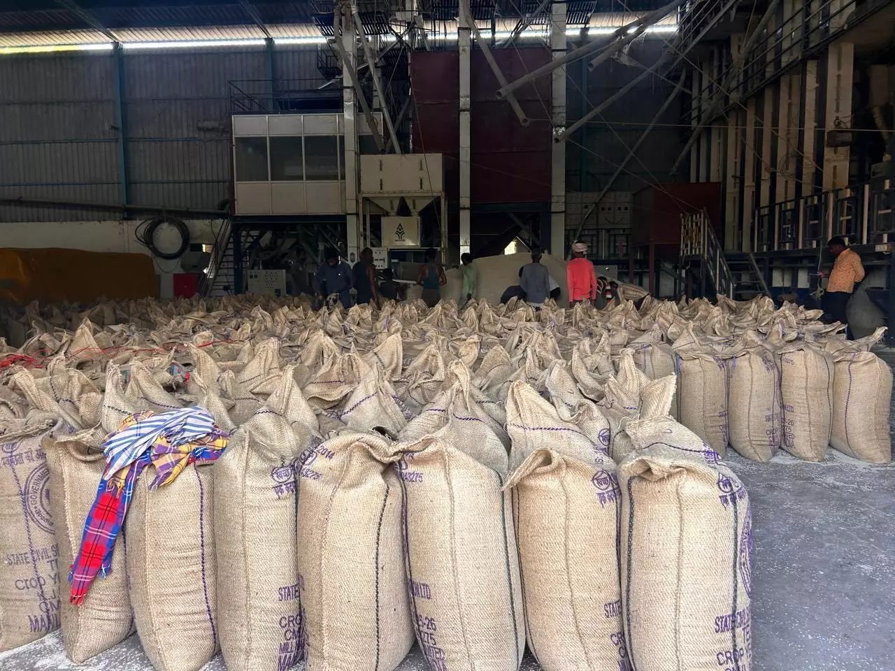 Pds Rice Photo V&E Wing Detects Illegally Procured PDS Rice in Vemulawada