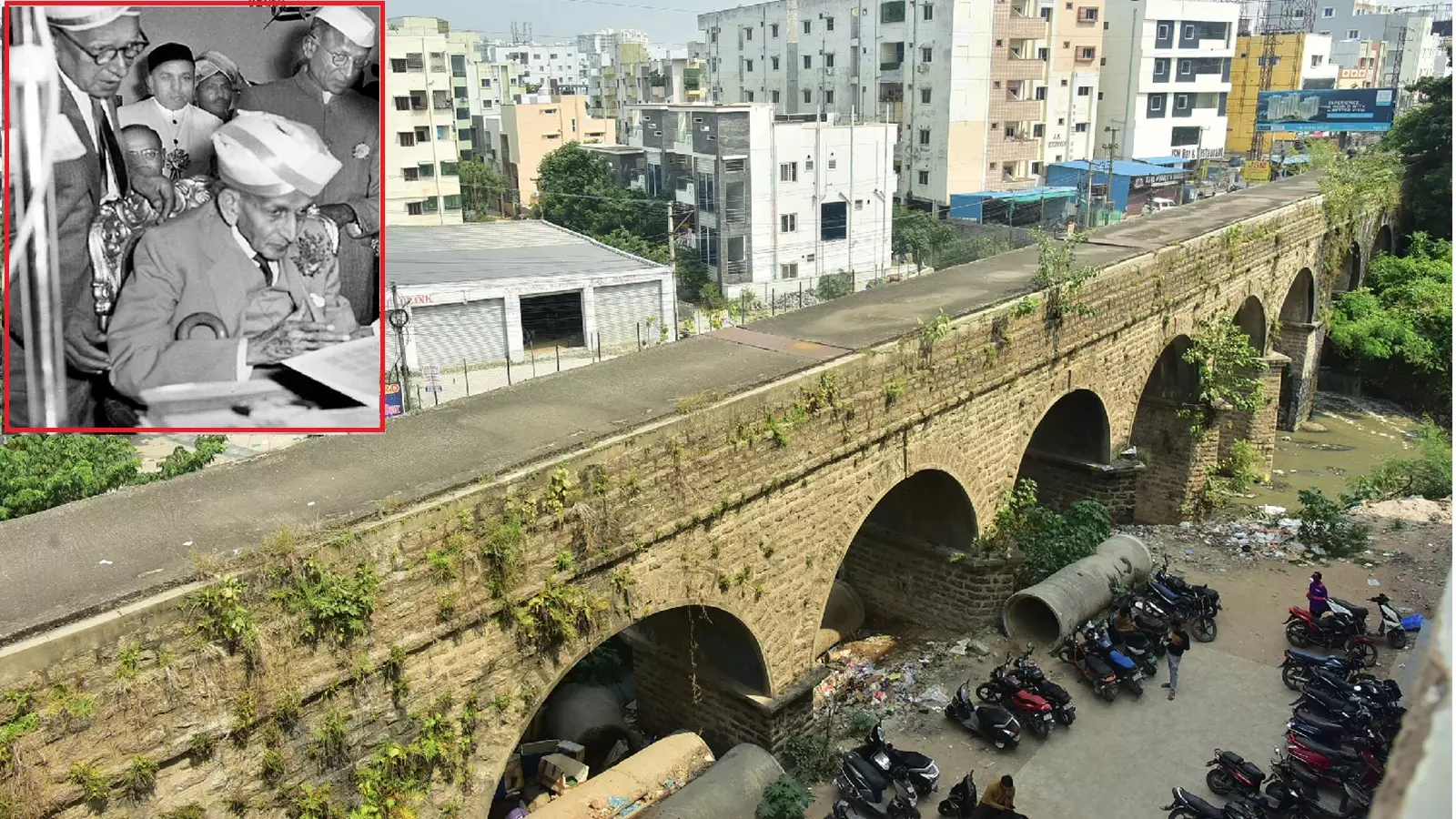 Shaikpet-Gandipet Aqueduct: Tribute to M. Visvesvaraya’s Engineering Legacy Shaikpet-Gandipet Aqueduct: Tribute to M. Visvesvaraya’s Engineering Legacy