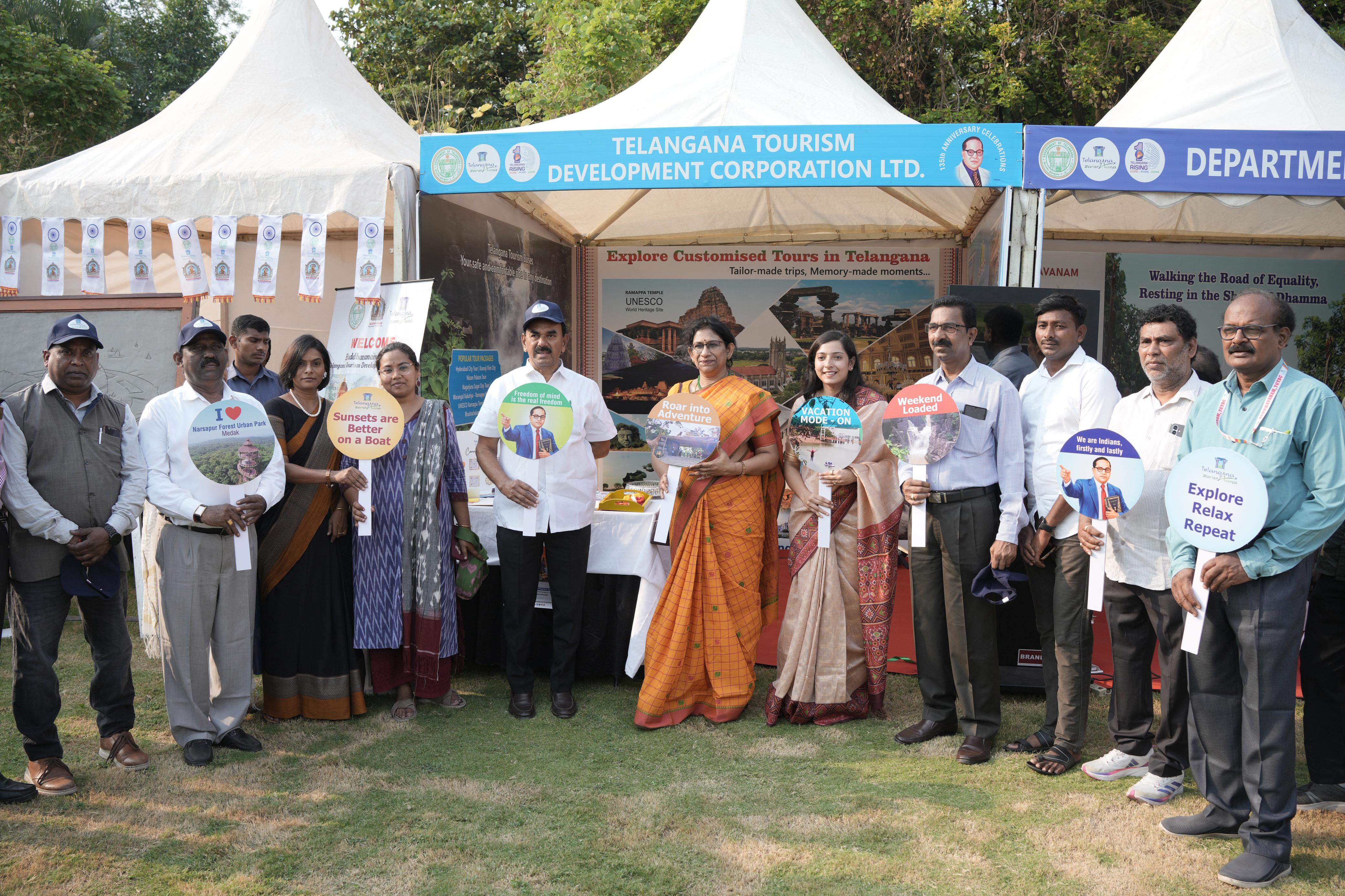 Tourism Stalls Showcase Caravans At Ambedkar Fete
