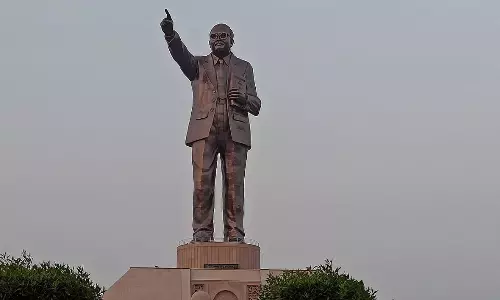 Opposition Slams ‘Missed Deadlines’ For Ambedkar Memorial Project Opposition Slams ‘Missed Deadlines’ For Ambedkar Memorial Project
