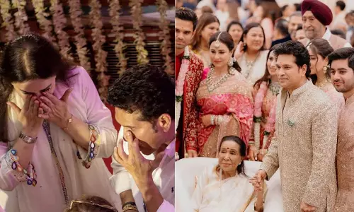 Sachin Tendulkar Shares Asha Bhosles Picture from Son Arjuns Wedding