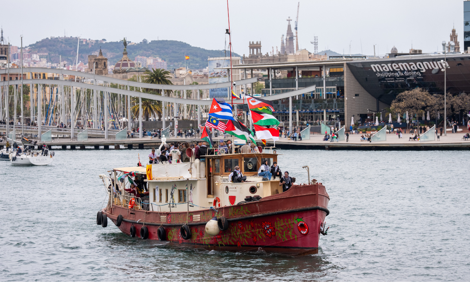 Flotilla With Activists, Aid for Gaza Sets Sail from Spain