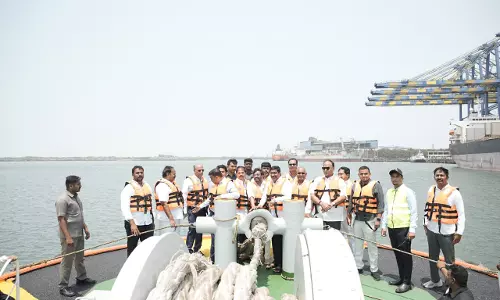 Minister Inspects Krishnapatnam Port, Reviews Development Works In Nellore Minister Inspects Krishnapatnam Port, Reviews Development Works In Nellore
