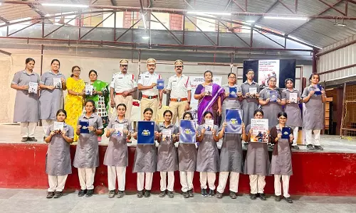 Students Pledge Safer Roads At Abids Drive Students Pledge Safer Roads At Abids Drive
