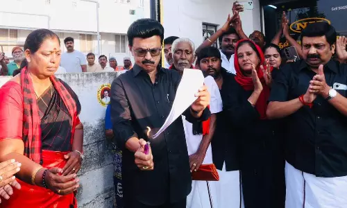 CM Stalin Burns Copy of Delimitation Bill, Terms It Black Law