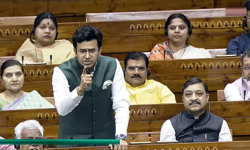 Row Erupts Over Tejasvi Surya’s Telangana-Partition Comparison Row Erupts Over Tejasvi Surya’s Telangana-Partition Comparison