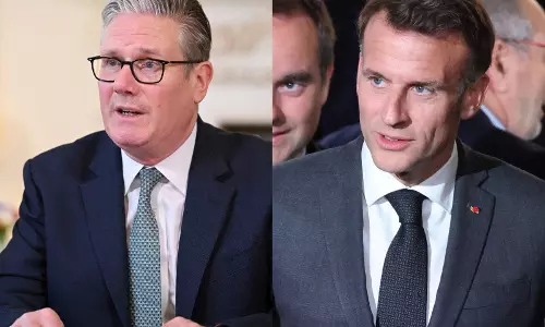 Macron, Starmer Hold International Summit on Reopening Hormuz Macron, Starmer Hold International Summit on Reopening Hormuz