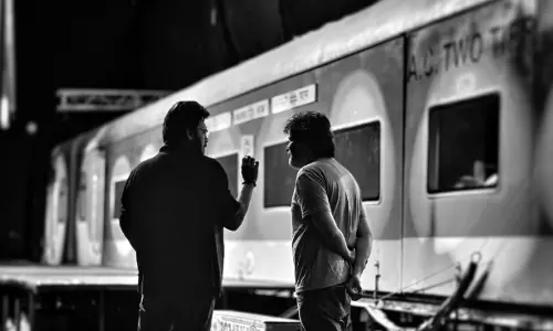 Venkatesh and Trivikram Srinivas AK47 Begins Key Schedule on Massive Train Set