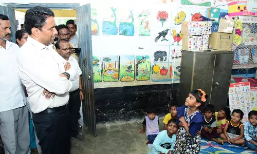 Collector G. Lakshmisha Stresses Quality Education and Nutrition