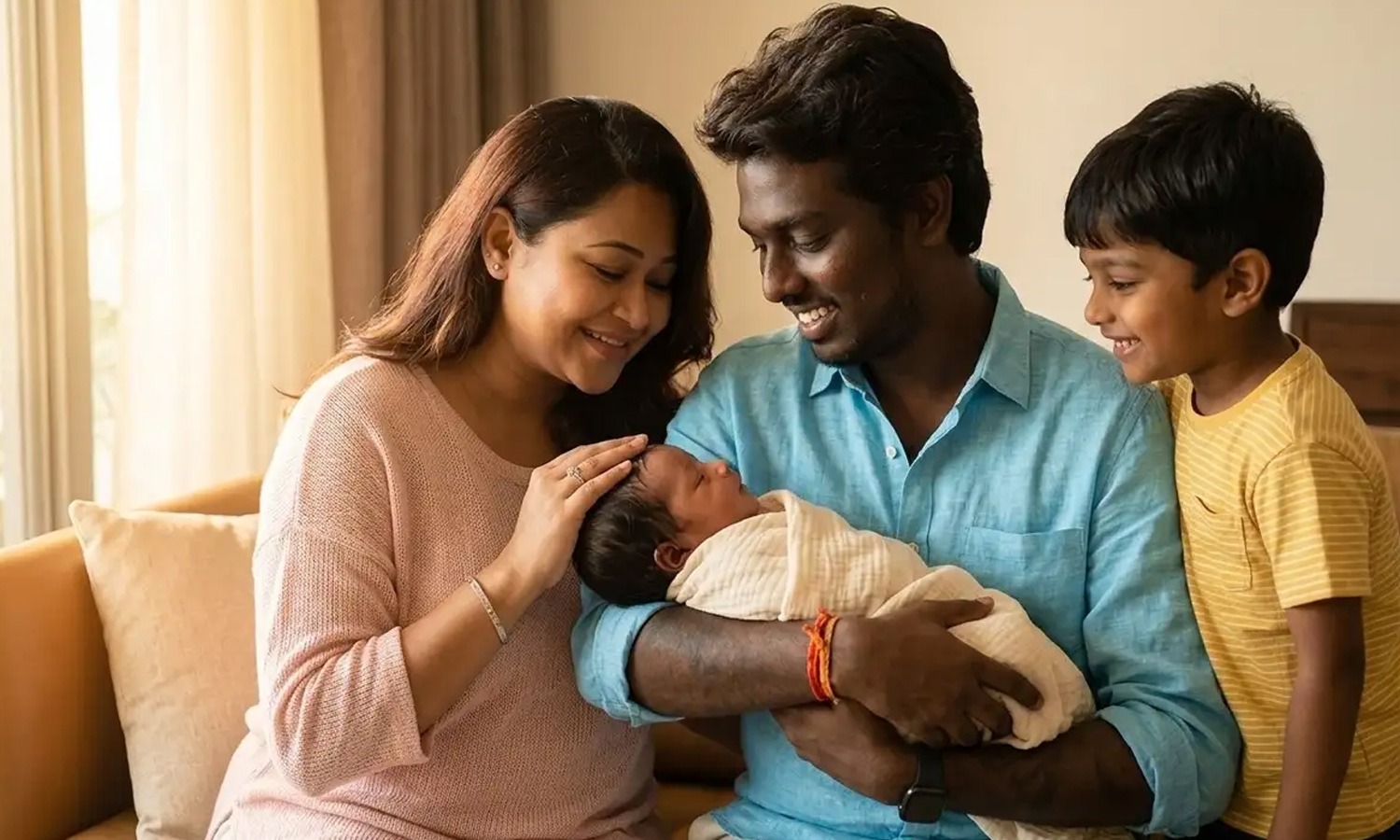 Director Atlee And Wife Priya Welcome Baby Girl