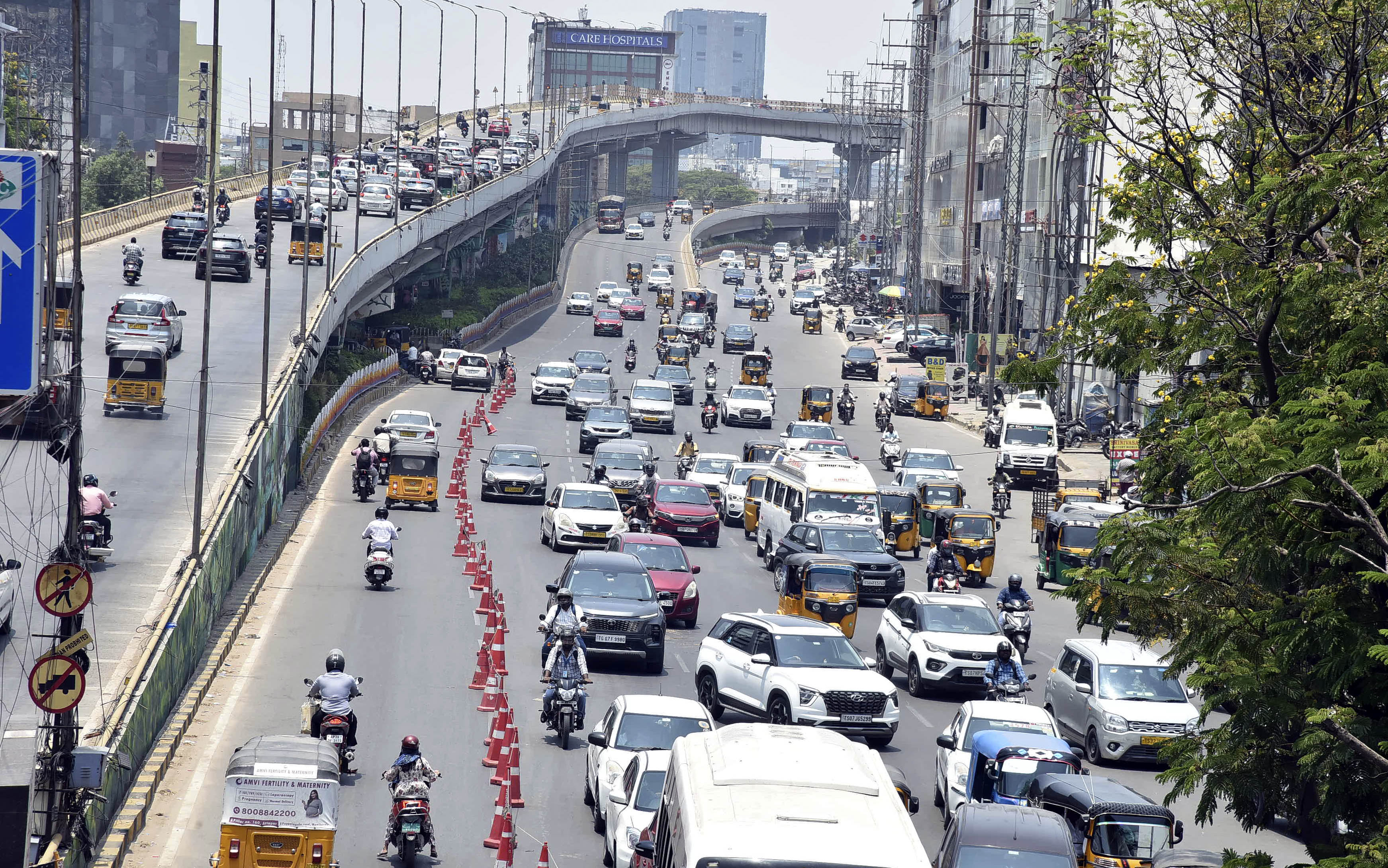 Bus Strike Cripples Hyderabad Travel