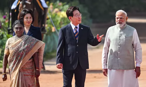 In Pictures: South Korean President Lee Jae Myung and First Lady Kim Hea Kyung Visit India In Pictures: South Korean President Lee Jae Myung and First Lady Kim Hea Kyung Visit India