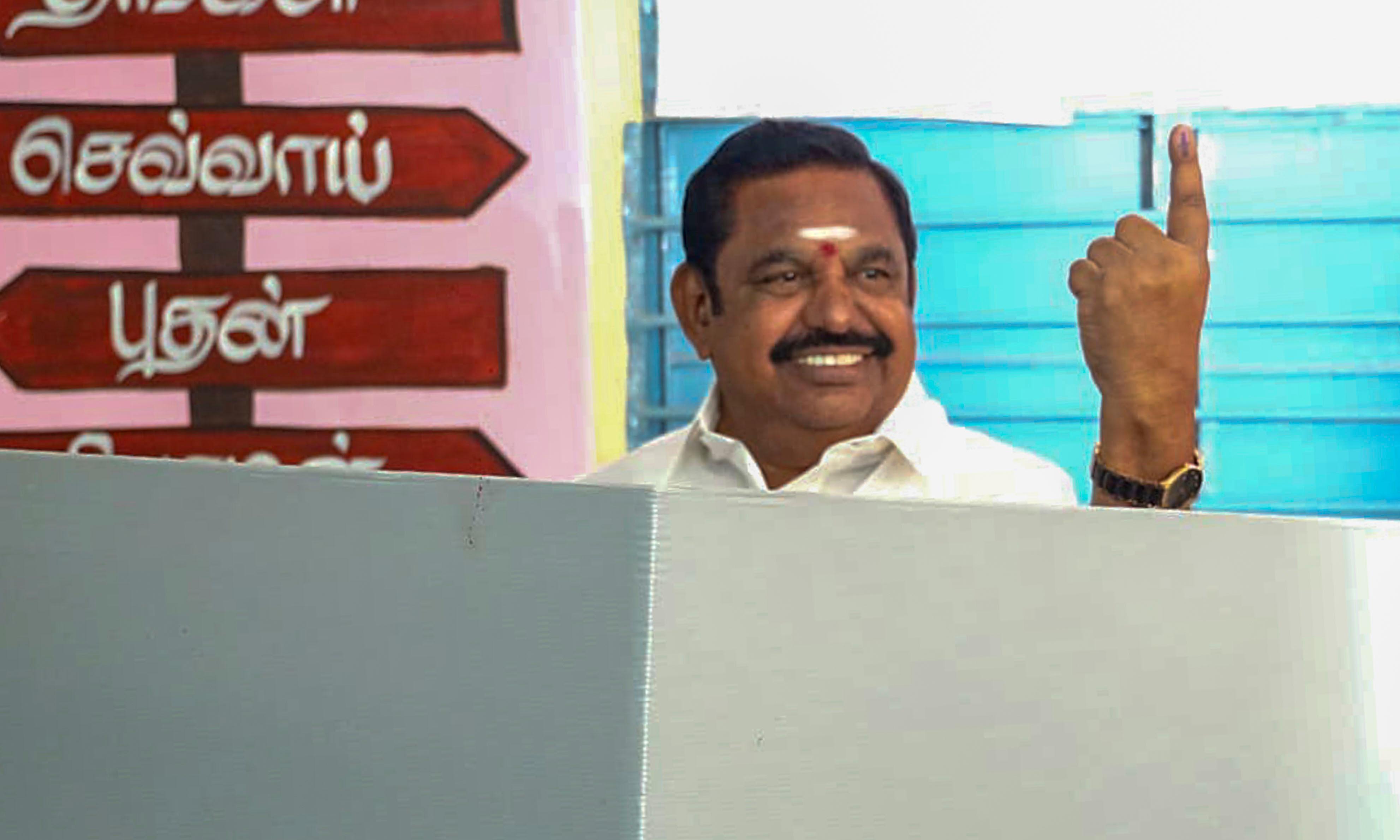 100 Per Cent Confident of Winning, says AIADMK Chief Palaniswami