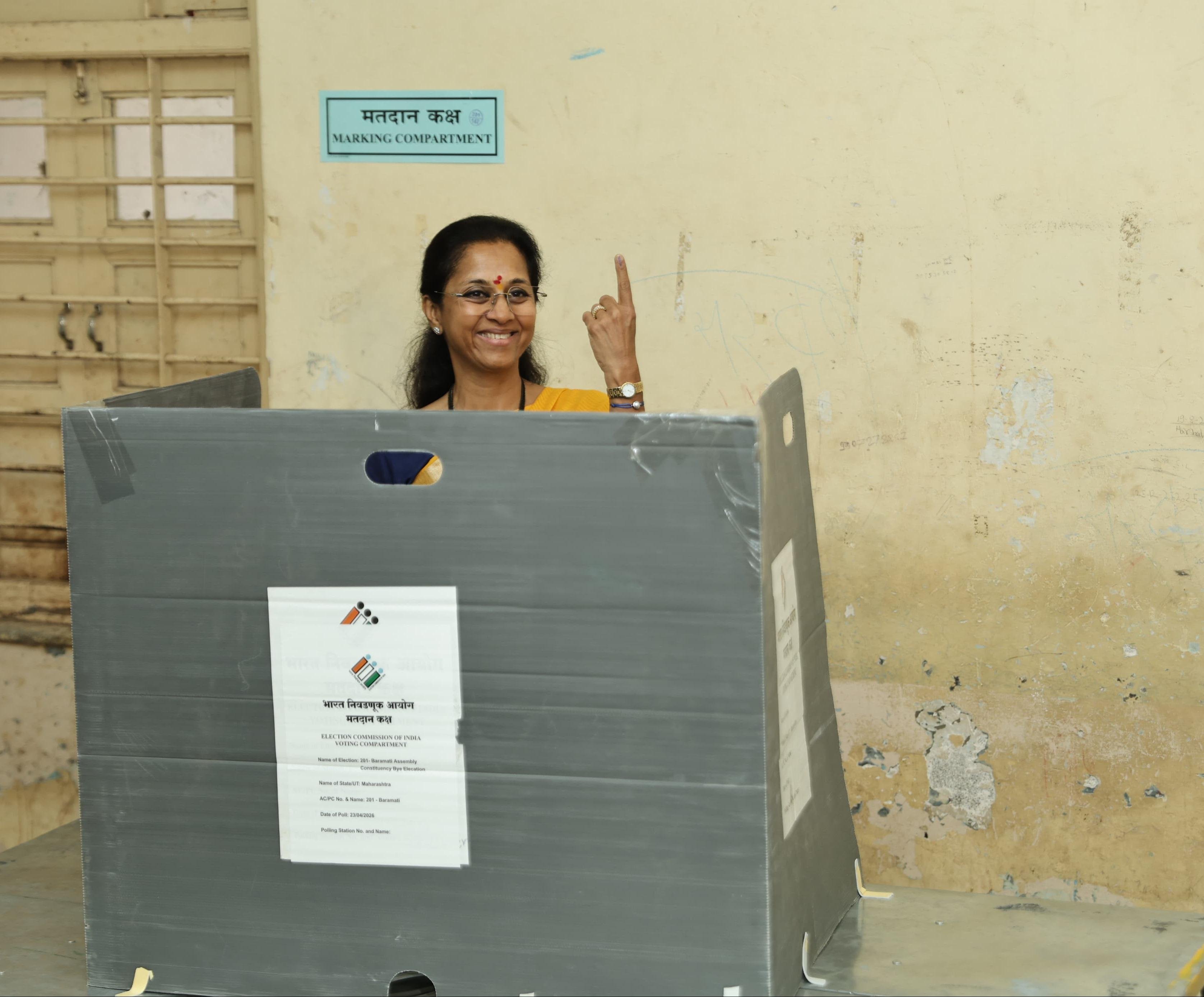 Maharashtra Bypolls: Baramati Sees 20.5% Turnout, Rahuri 18.2% Till 11 am