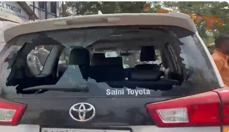 Bengal Polls: BJP MLA Agnimitra Paul’s Car Attacked in Asansol