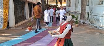 Tamil Nadu Polls: Student-Built Robot Greets Voters In Coimbatore