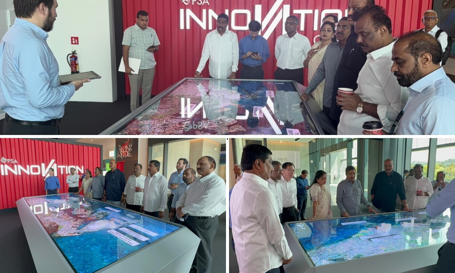AP Ministers Study Smart Ports, Industrial Models in Singapore