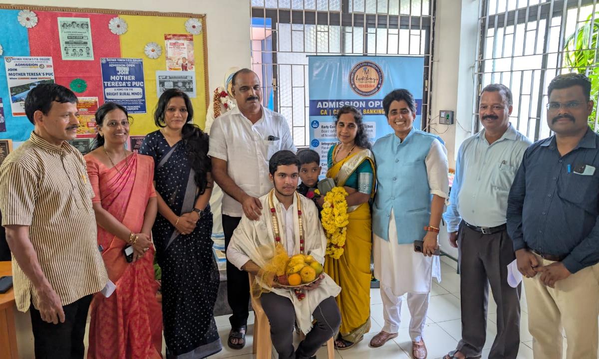 Udupi Student Secures 625/625, Credits Parents And Teachers