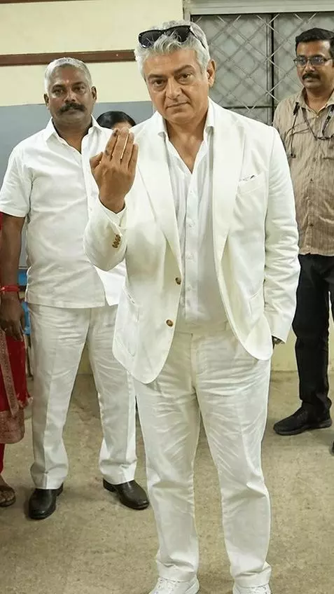 Elections: Rajinikanth, Trisha, Kamal Haasan and other celebs caste vote