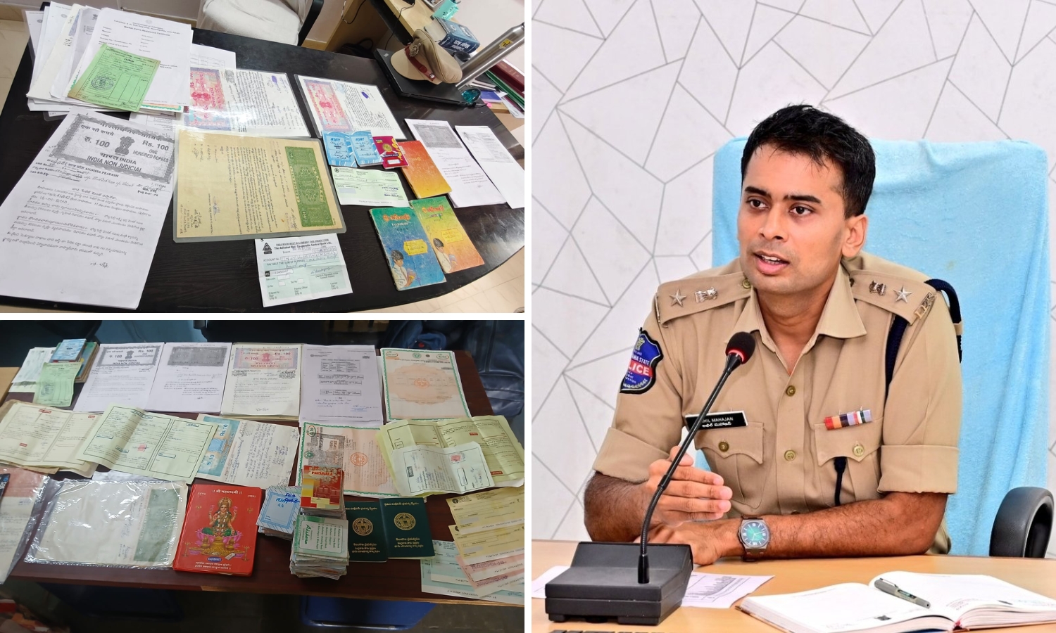 Adilabad Police Raid Moneylenders’ Houses, Book 15 Persons