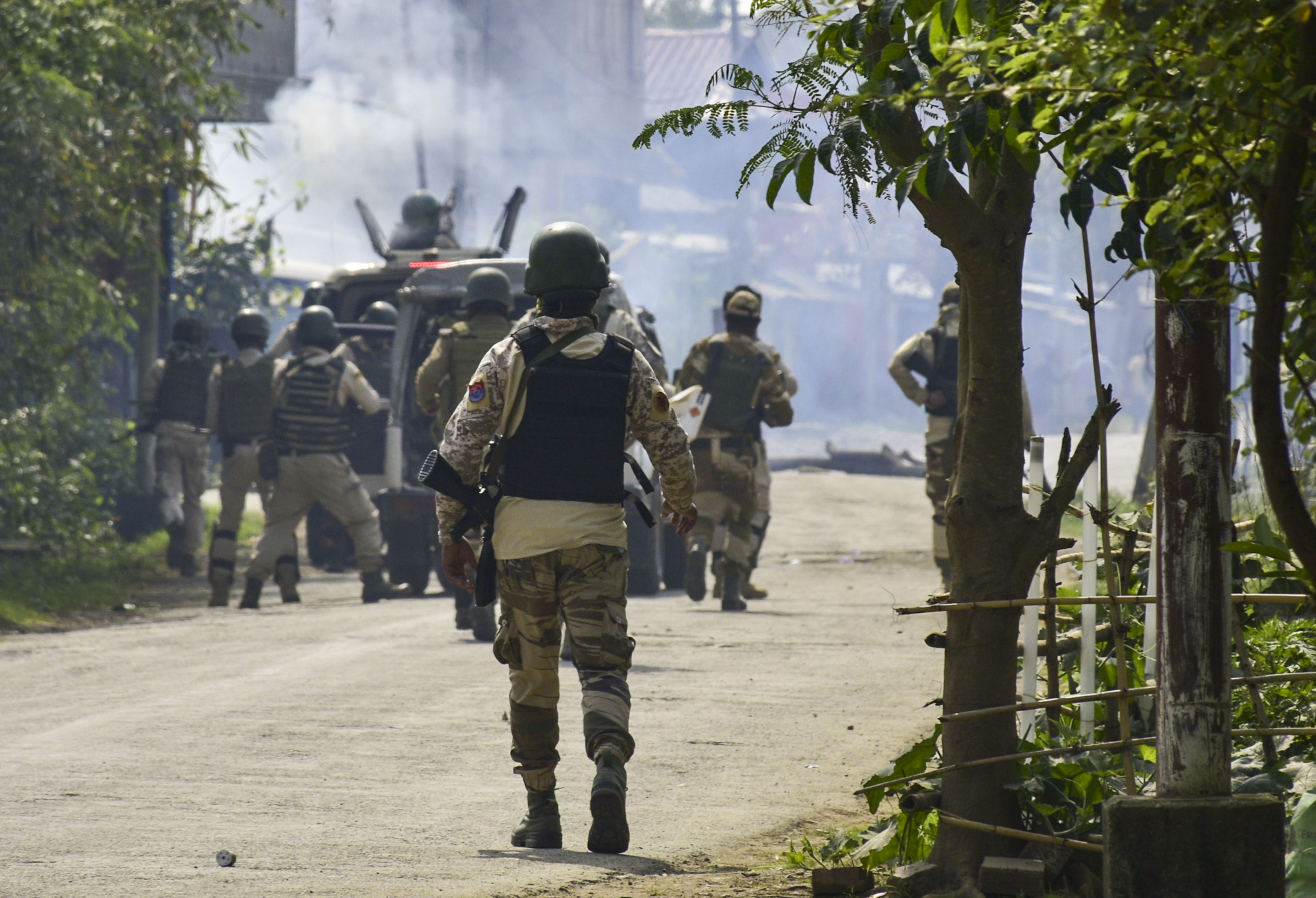 Manipur: Protesters Clash With Police During March to CM's Residence
