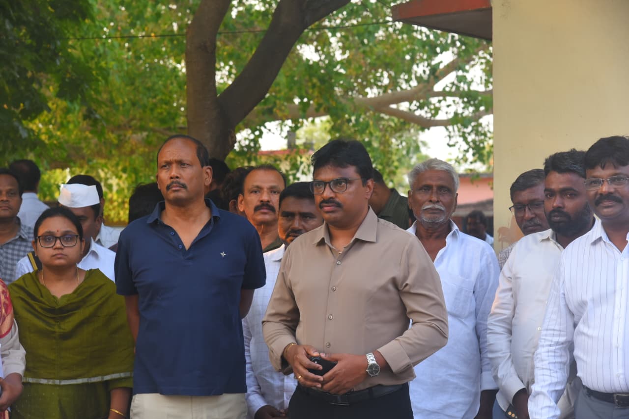 Collector Reviews Village Issues During Palle Nidra Drive