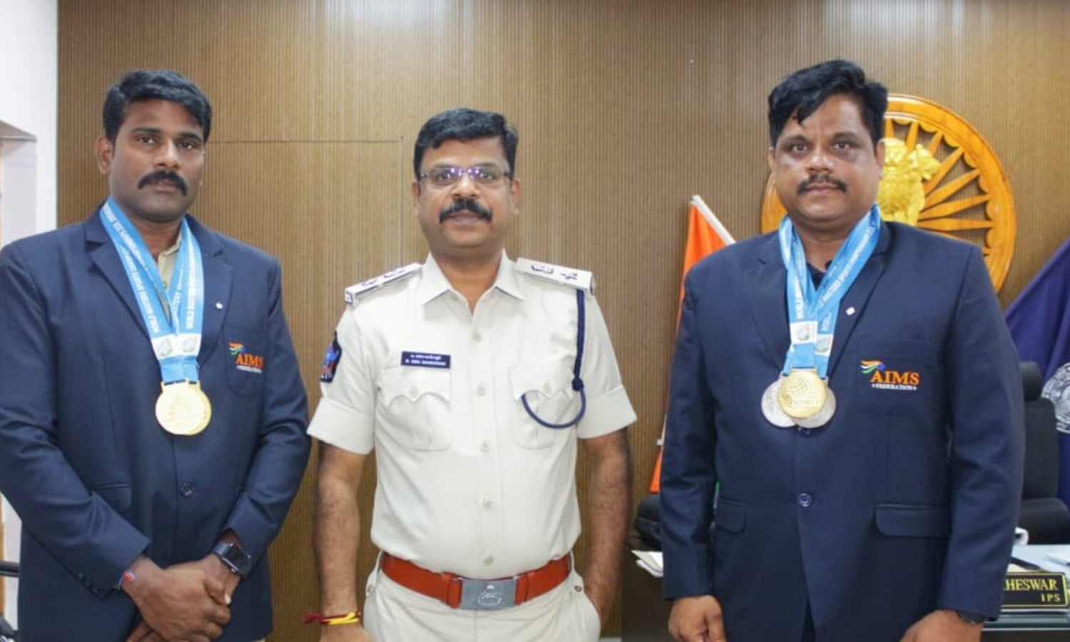 Bapatla Police Bag Five Medals at World Masters Meet
