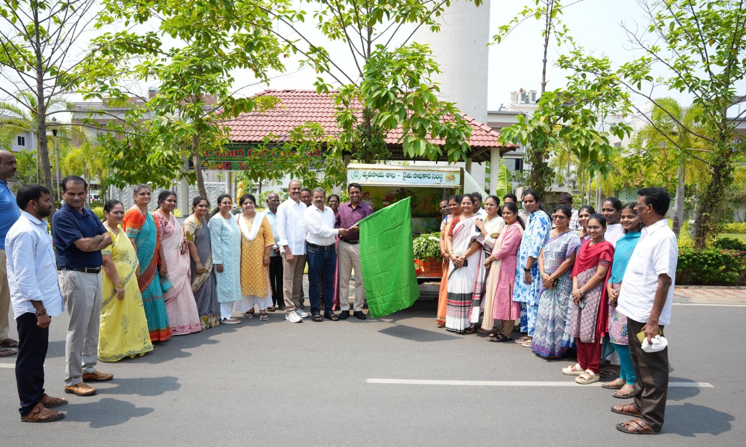 Mobile Farmers’ Market Launched in Vijayawada
