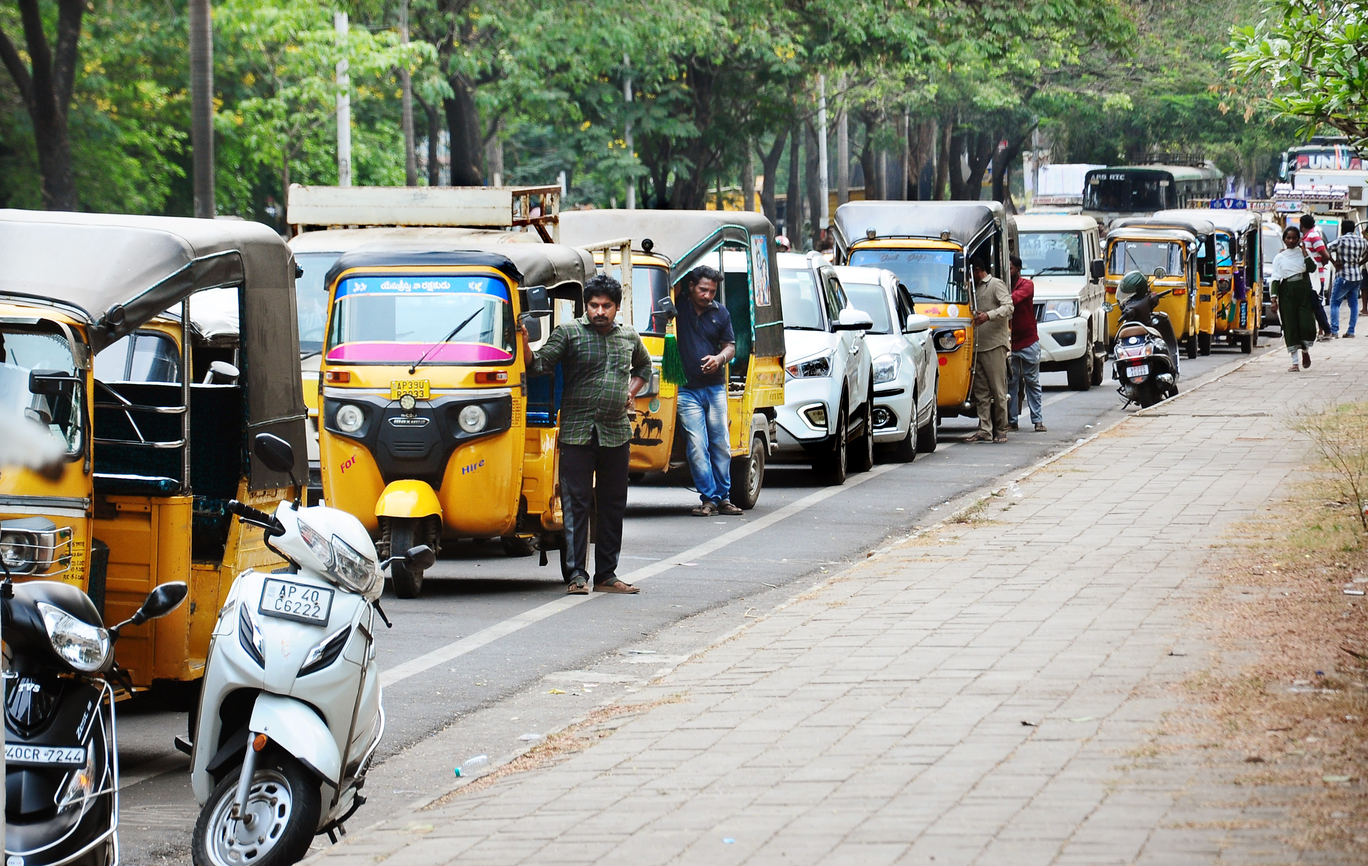 Long Queues for Diesel at Petrol Bunks in Godavari Districts