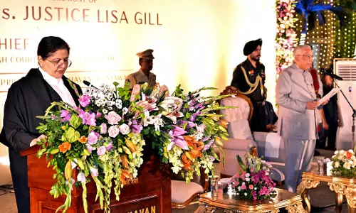 Justice Lisa Gill Sworn In As First Andhra Pradesh High Court Chief Justice Justice Lisa Gill Sworn In As First Andhra Pradesh High Court Chief Justice