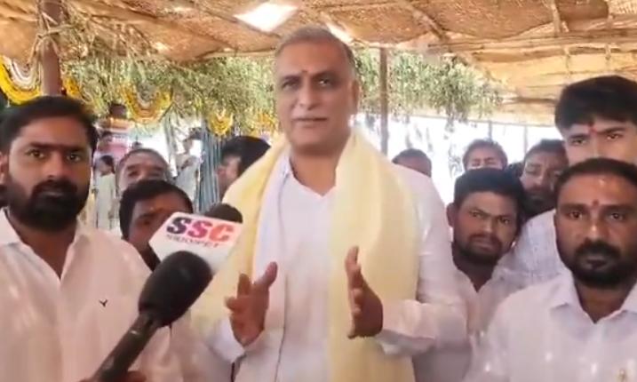 BRS Turns 25, Harish Rao Hails KCR