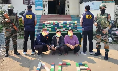 NCB Seizes ₹11 Crore Worth Heroin in Manipur, Three Traffickers Arrested