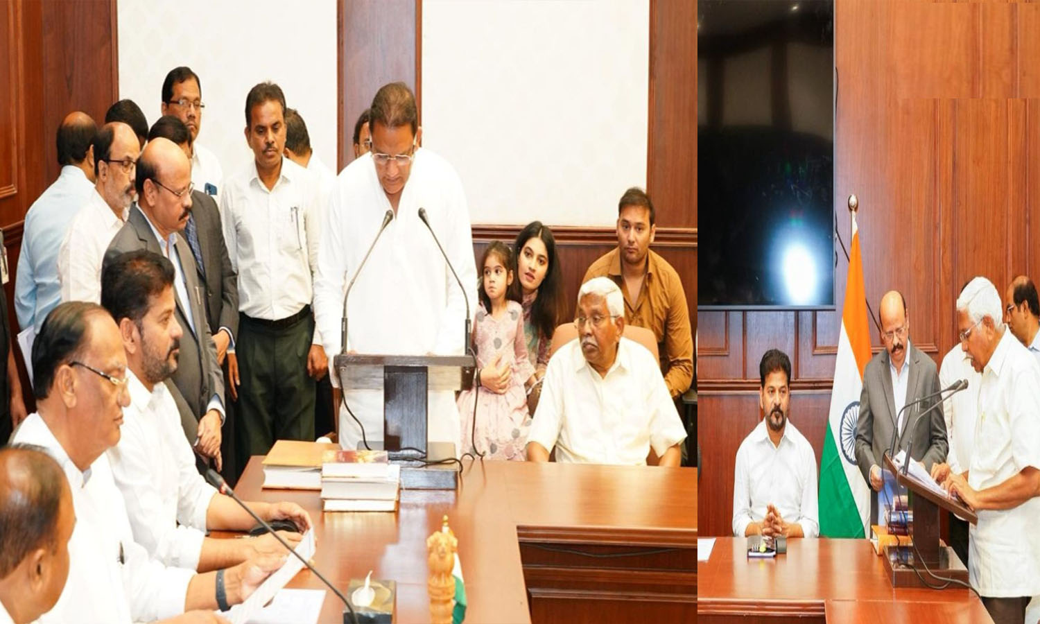 Mohd Azharuddin, Prof. Kodandaram Take Oath As MLCs; CM Revanth Attends