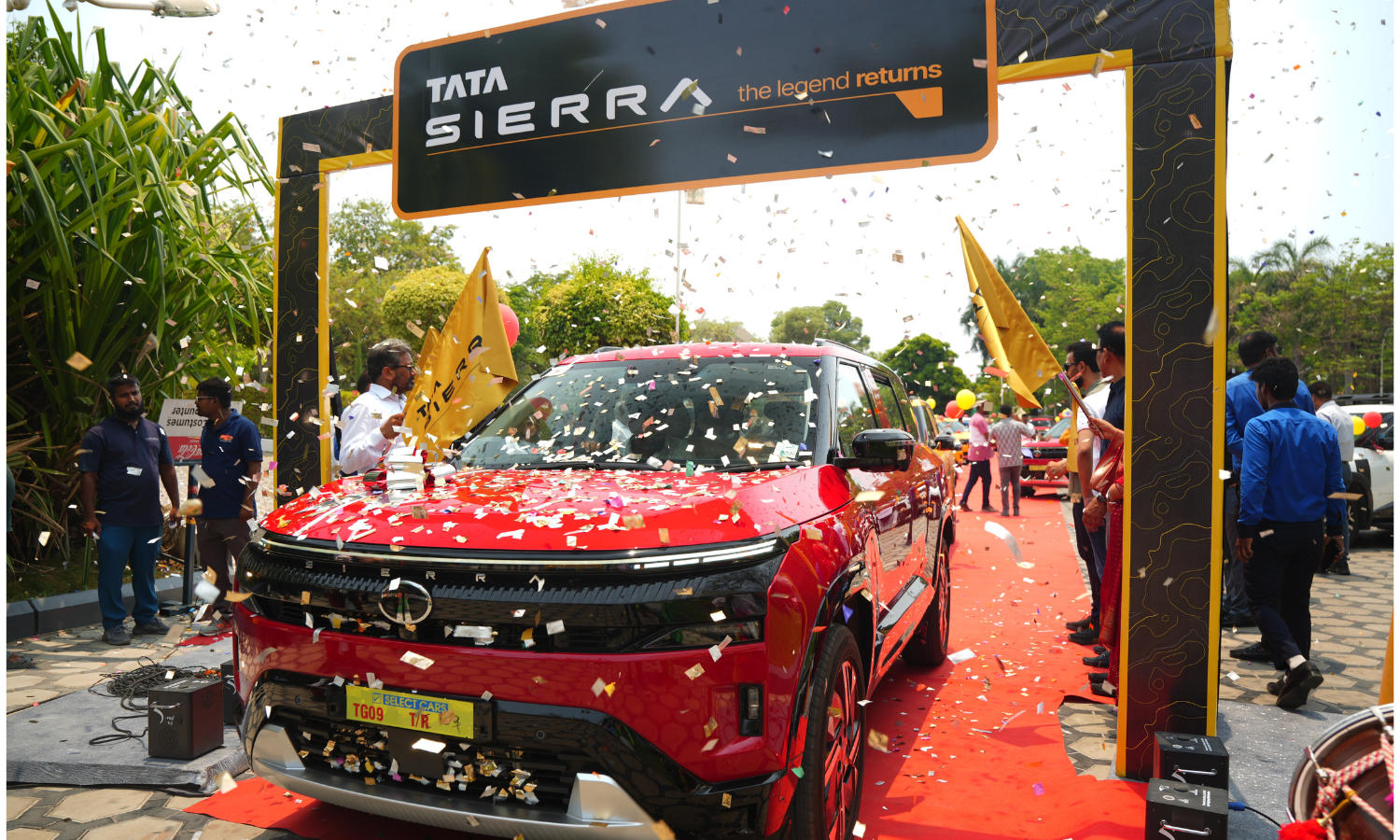 Tata Motors Delivers Over 101 Units of All-New Tata Sierra in Hyderabad