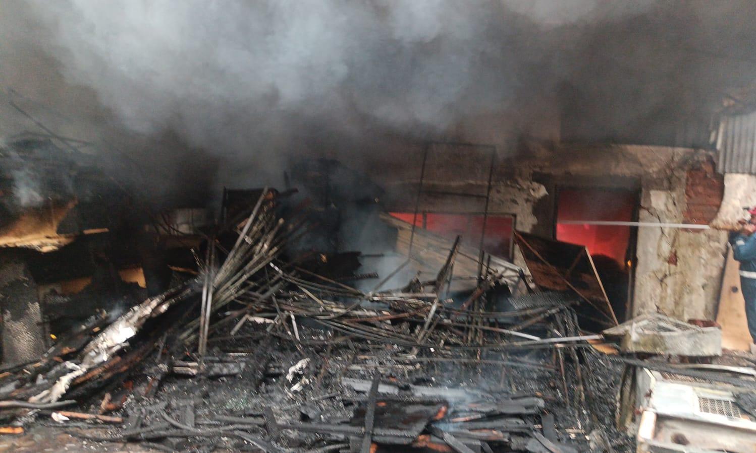 Major Fire at Car Service Centre