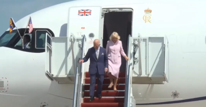 Britain's King Charles Arrives in US for State Visit