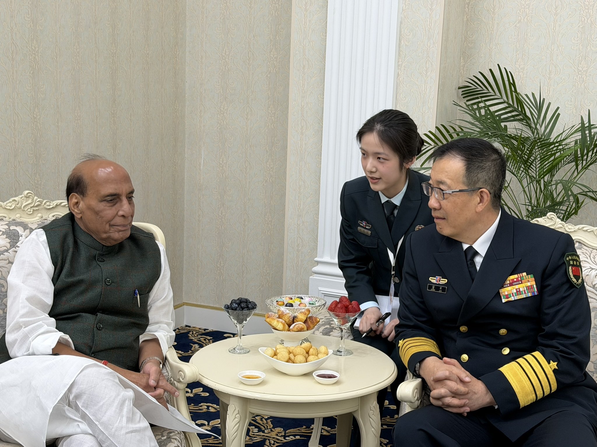 Rajnath Singh Holds Talks with Chinese, Russian Counterparts