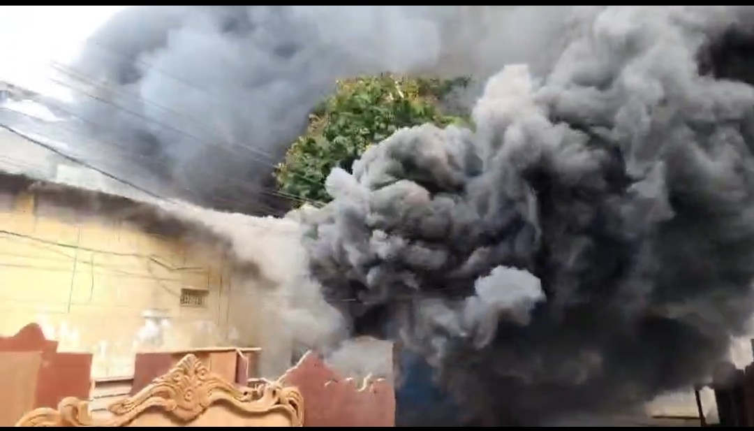 Fire Contained At Kishanbagh Furniture Godown