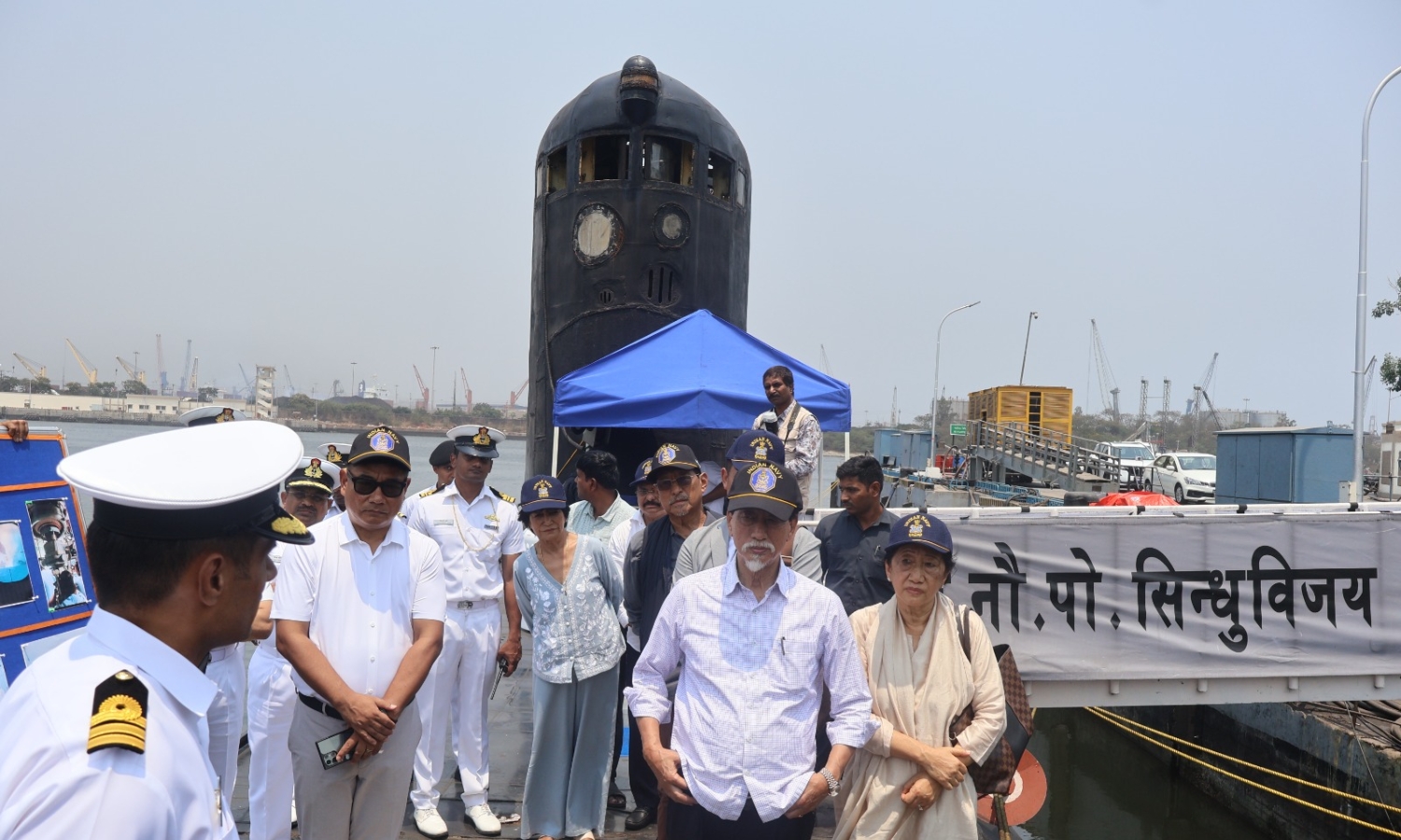 Nagaland CM Neiphiu Rio Visits Indian Navy Frontline Platforms