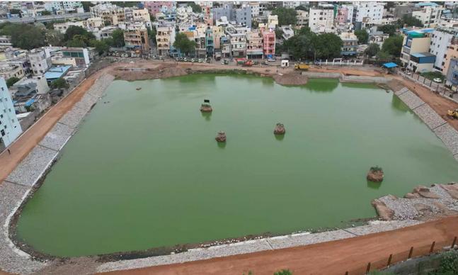 HYDRAA Clears Bathukammakunta Boards, Plaque After SC Order