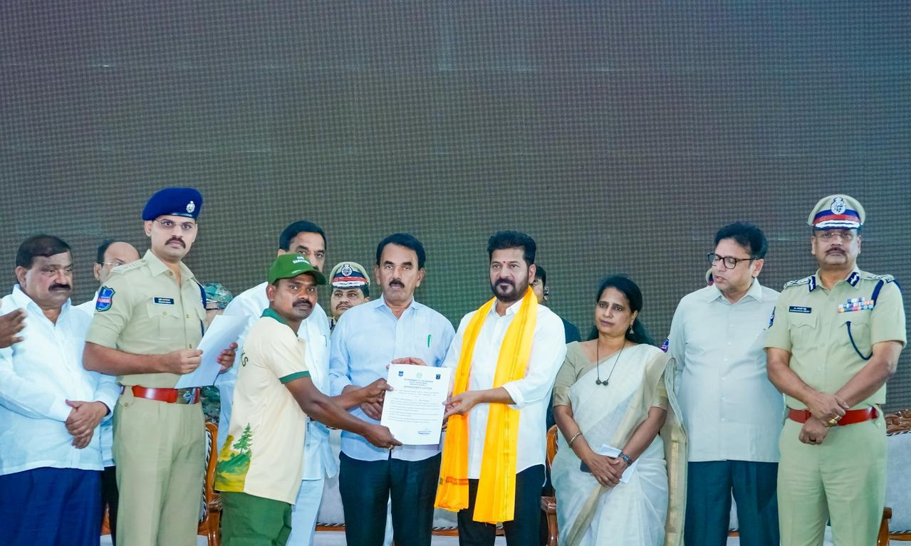 CM Revanth Distributes Appointment Letters to Surrendered Maoists As “Giri Darshaks”