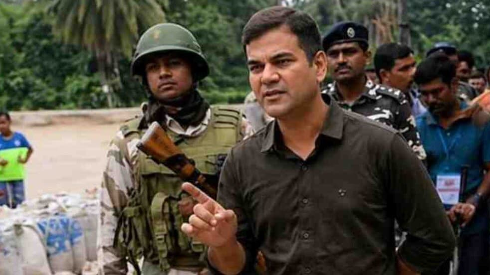 'Singham' Officer On Ground As Polling Underway In South 24 Parganas