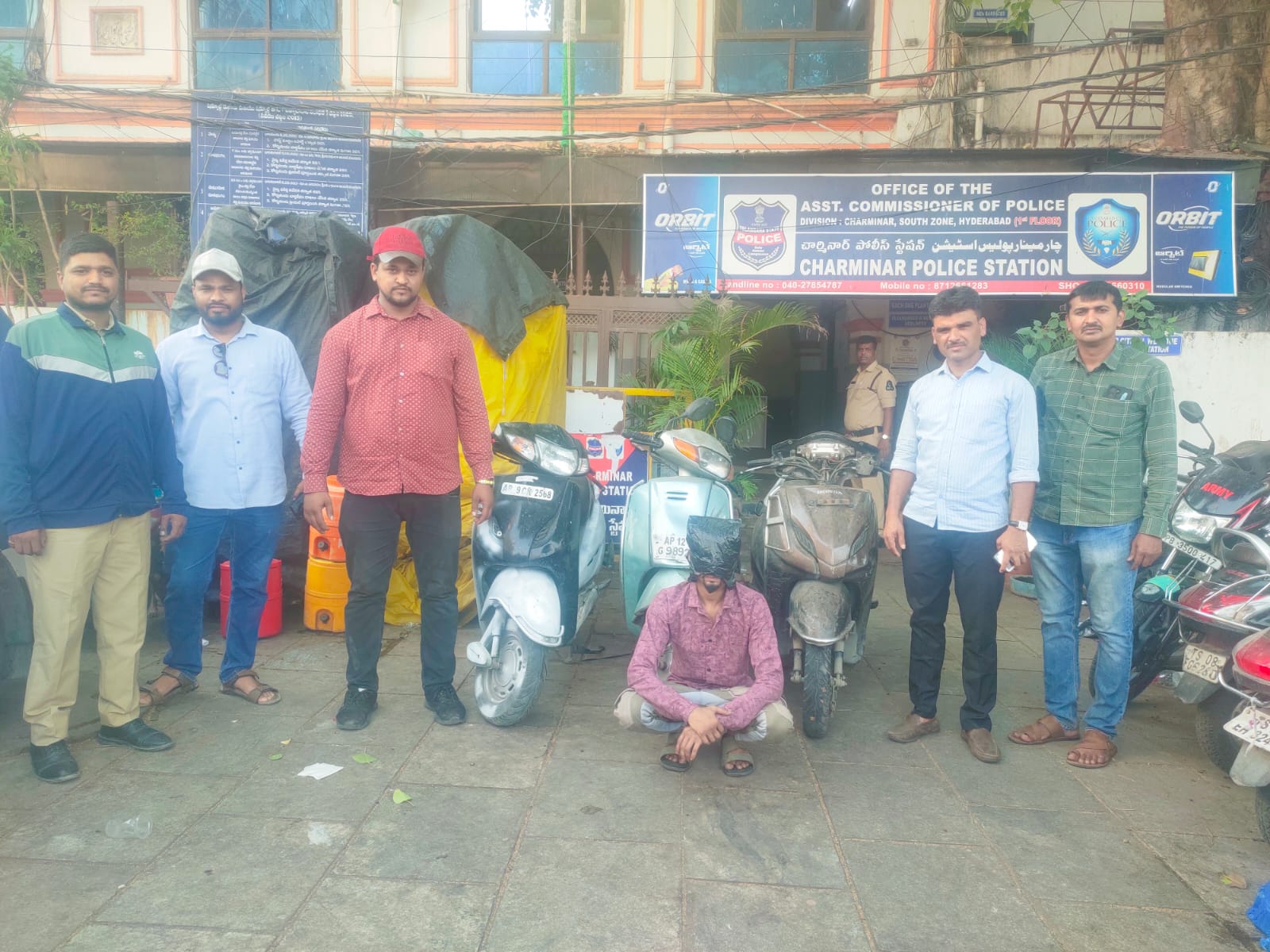 Man Held in Hyderabad for Stealing Bikes