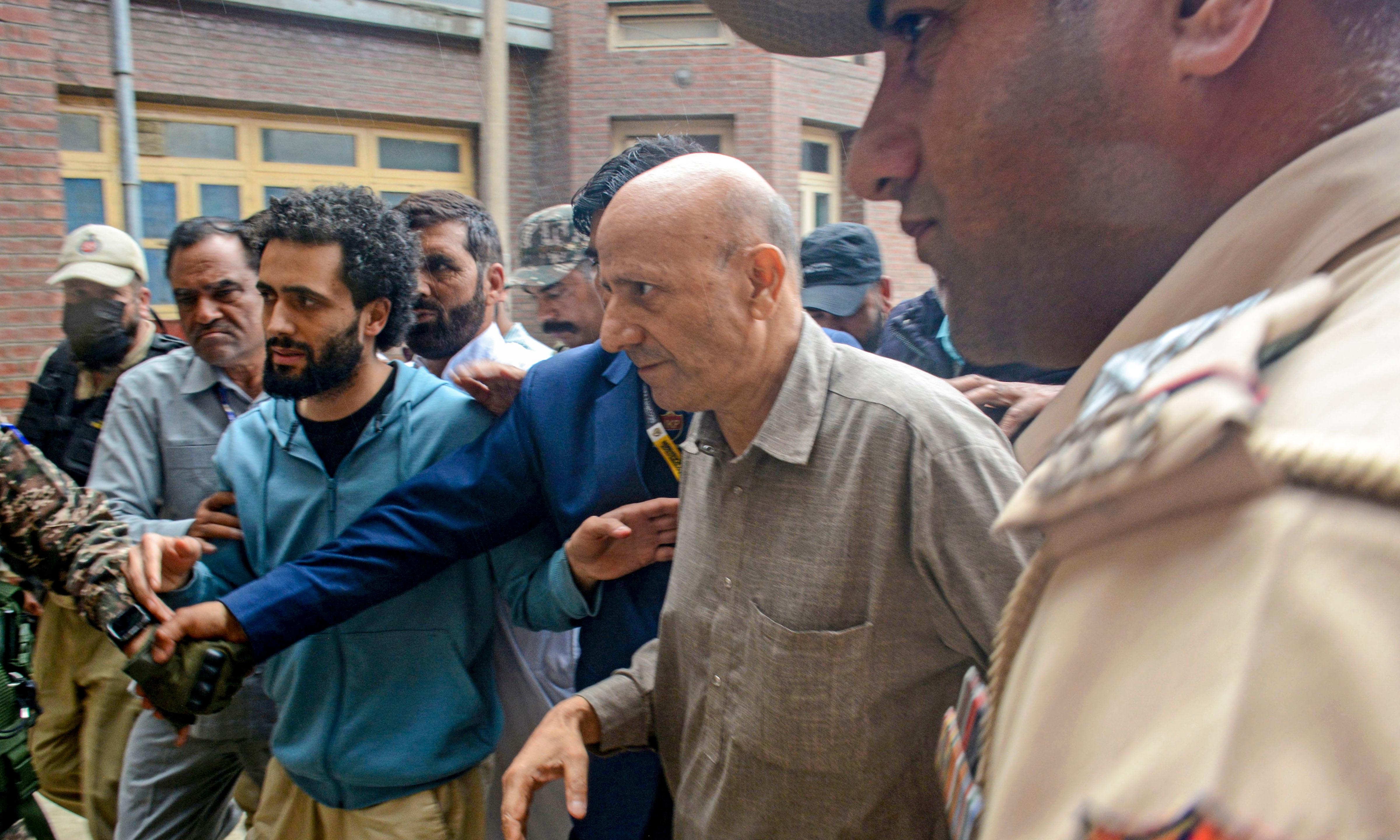 Jailed MP Engineer Rashid Visits Father After Court Relief